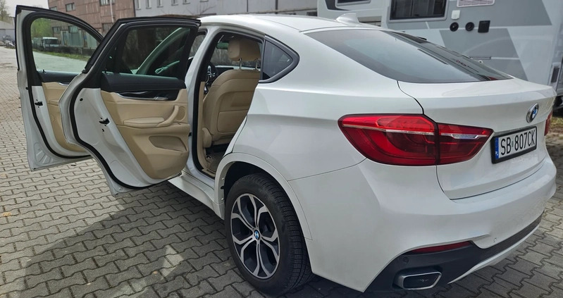 BMW X6 cena 163000 przebieg: 169000, rok produkcji 2016 z Biała małe 631